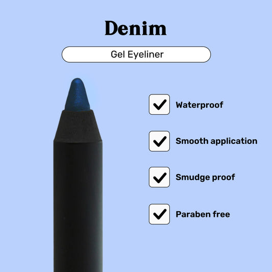 Gel eyeliner Denim - Andrea Blackwell Cosmetics