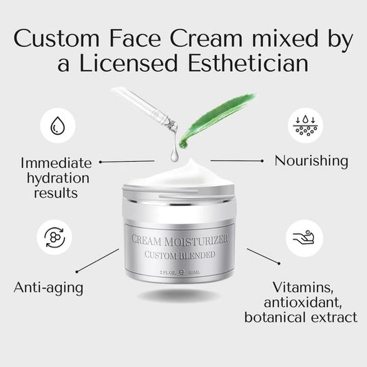 Only Yourx Holistic Botanical Skincare 40 Years+ "Custom Face Cream" - Andrea Blackwell Cosmetics