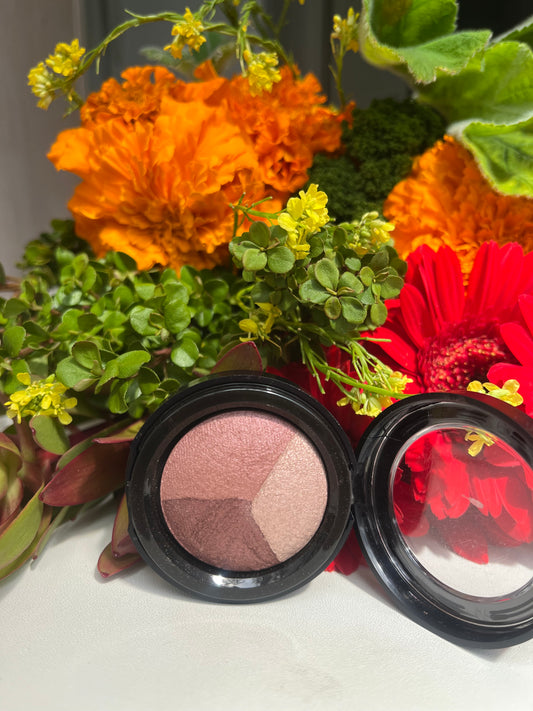 Baked Mineral  Eye Shadow Trio Bronze